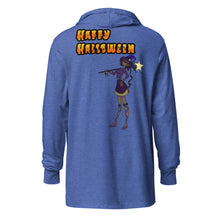 Load image into Gallery viewer, Happy Halloween Witch Two Hooded long-sleeve tee