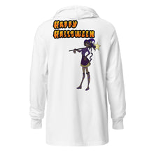 Load image into Gallery viewer, Happy Halloween Witch Two Hooded long-sleeve tee