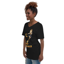 Load image into Gallery viewer, Happy Halloween Witch one Unisex Short Sleeve V-Neck T-Shirt