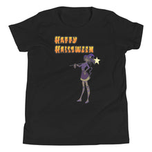 Load image into Gallery viewer, Happy Halloween Witch Two Youth Short Sleeve T-Shirt