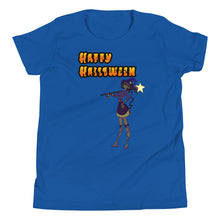 Load image into Gallery viewer, Happy Halloween Witch Two Youth Short Sleeve T-Shirt