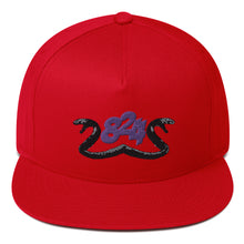 Load image into Gallery viewer, 824 Black Mamba Flat Bill Cap