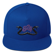 Load image into Gallery viewer, 824 Black Mamba Flat Bill Cap