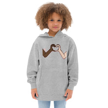 Load image into Gallery viewer, Ava's Designs Love Kids fleece hoodie