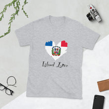 Load image into Gallery viewer, Dominican Republic Island Love Short-Sleeve Unisex T-Shirt