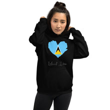 Load image into Gallery viewer, St. Lucia Island Love Unisex Hoodie