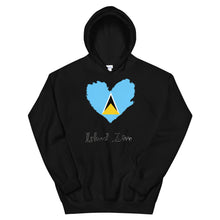 Load image into Gallery viewer, St. Lucia Island Love Unisex Hoodie