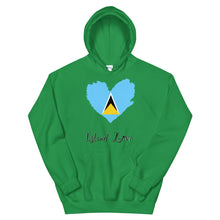 Load image into Gallery viewer, St. Lucia Island Love Unisex Hoodie
