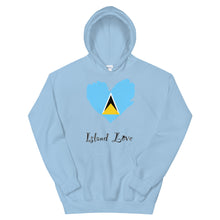 Load image into Gallery viewer, St. Lucia Island Love Unisex Hoodie