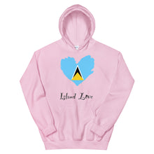 Load image into Gallery viewer, St. Lucia Island Love Unisex Hoodie