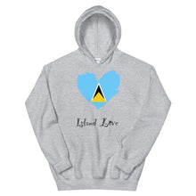 Load image into Gallery viewer, St. Lucia Island Love Unisex Hoodie