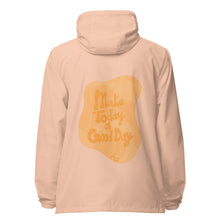 Load image into Gallery viewer, Ava's Designs "Make Today A Good Day" Unisex lightweight zip up windbreaker