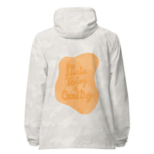 Load image into Gallery viewer, Ava's Designs "Make Today A Good Day" Unisex lightweight zip up windbreaker