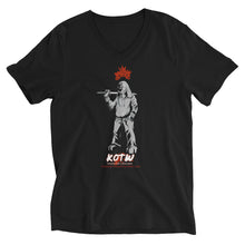Load image into Gallery viewer, Jacob KOTW Unisex Short Sleeve V-Neck T-Shirt