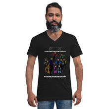 Load image into Gallery viewer, UMNDENI Unisex Short Sleeve V-Neck T-Shirt