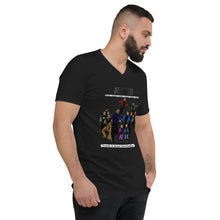 Load image into Gallery viewer, UMNDENI Unisex Short Sleeve V-Neck T-Shirt