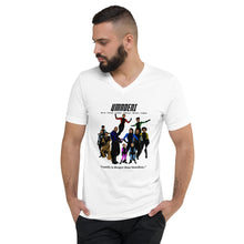 Load image into Gallery viewer, UMNDENI Unisex Short Sleeve V-Neck T-Shirt