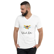 Load image into Gallery viewer, U.S. Virgin Islands Island Love Unisex Short Sleeve V-Neck T-Shirt