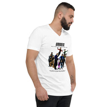 Load image into Gallery viewer, UMNDENI Unisex Short Sleeve V-Neck T-Shirt