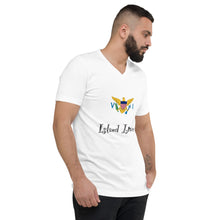 Load image into Gallery viewer, U.S. Virgin Islands Island Love Unisex Short Sleeve V-Neck T-Shirt