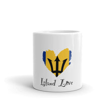 Load image into Gallery viewer, Barbados Island Love White glossy mug