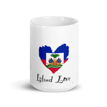 Load image into Gallery viewer, Haiti Island Love White glossy mug