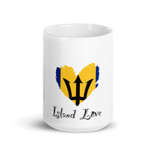 Load image into Gallery viewer, Barbados Island Love White glossy mug