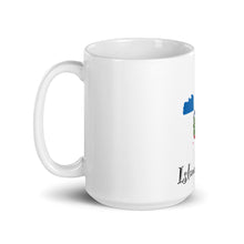 Load image into Gallery viewer, Dominican Republic Island Love White glossy mug