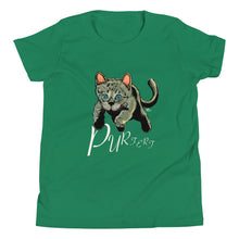 Load image into Gallery viewer, Purfect Kitty Cat Youth Short Sleeve T-Shirt