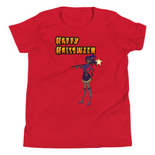 Load image into Gallery viewer, Happy Halloween Witch Two Youth Short Sleeve T-Shirt
