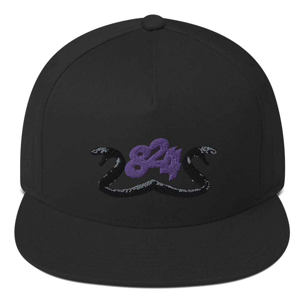 824 Black Mamba Flat Bill Cap