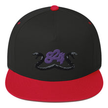 Load image into Gallery viewer, 824 Black Mamba Flat Bill Cap
