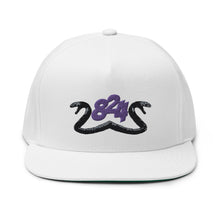 Load image into Gallery viewer, 824 Black Mamba Flat Bill Cap
