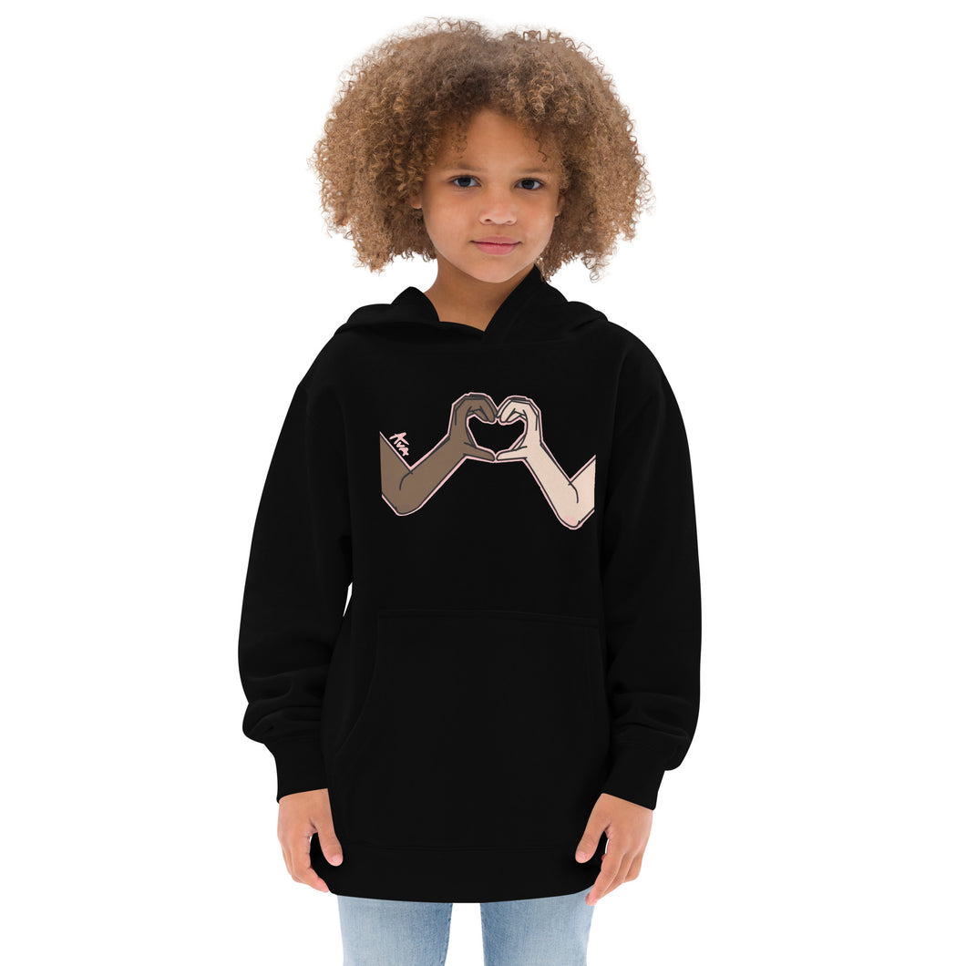 Ava's Designs Love Kids fleece hoodie