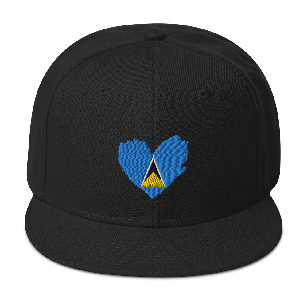 St. Lucia Island Love Snapback Hat