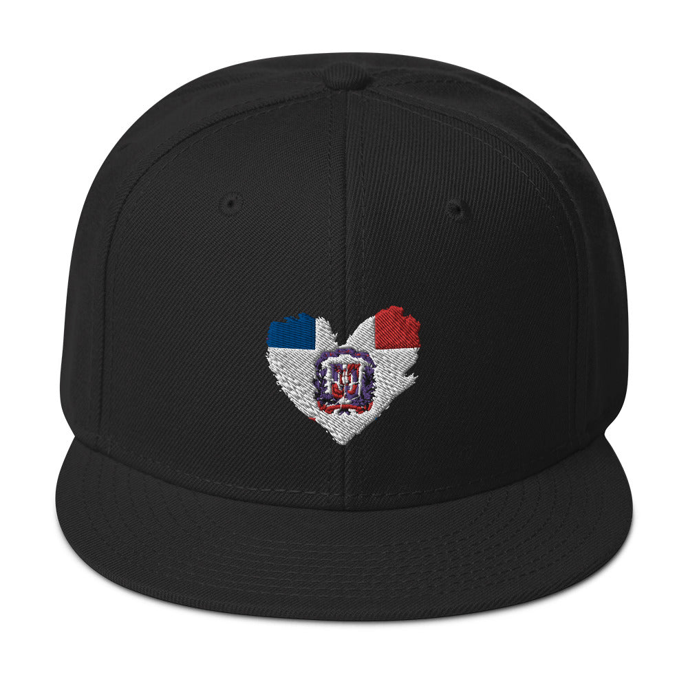 Dominican Republic Island Love Snapback Hat