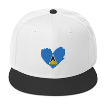 Load image into Gallery viewer, St. Lucia Island Love Snapback Hat
