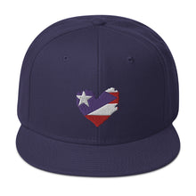 Load image into Gallery viewer, Puerto Rico Island Love Snapback Hat
