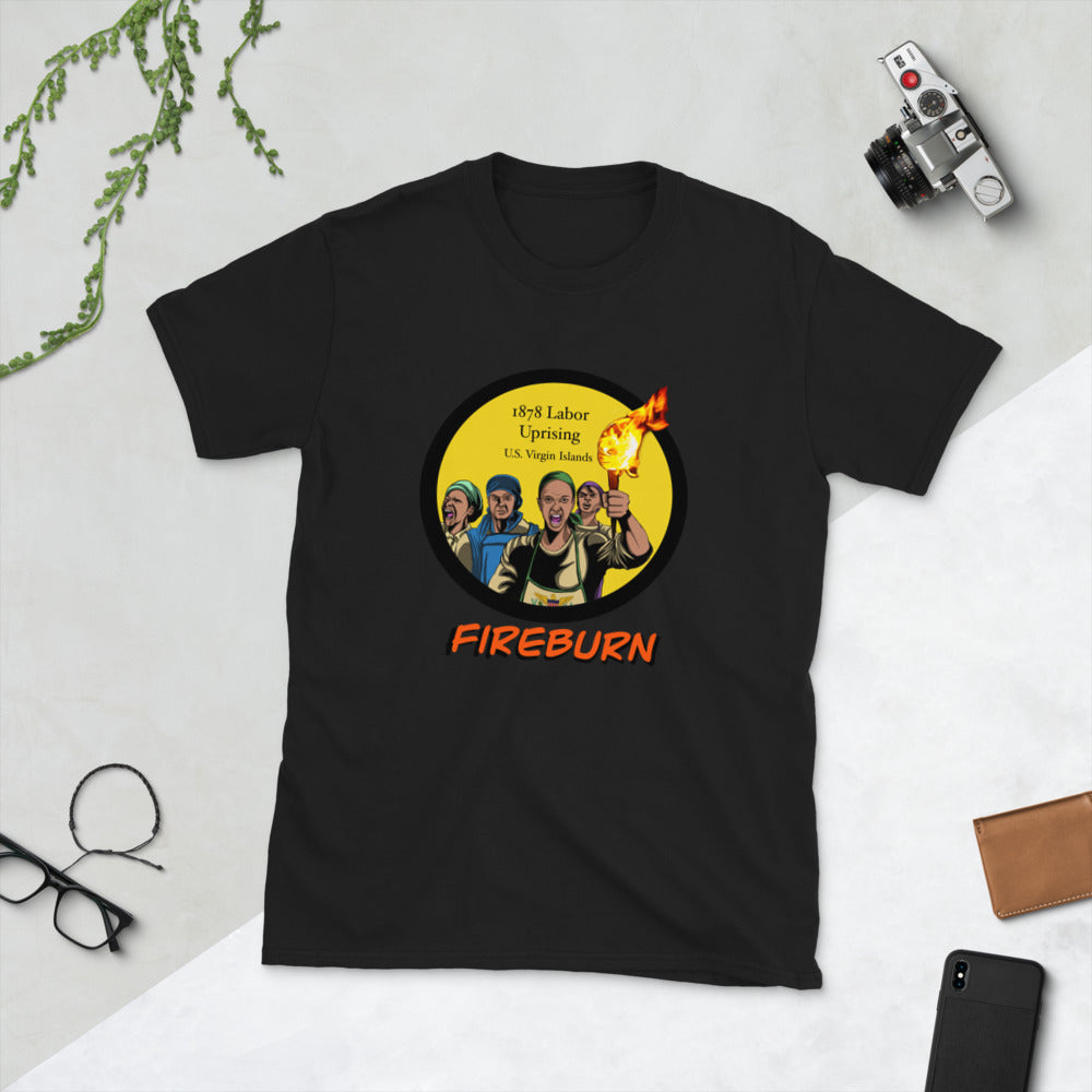 Fire Burn Short-Sleeve Unisex T-Shirt