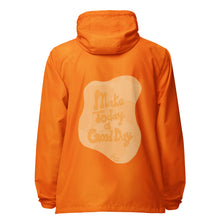 Load image into Gallery viewer, Ava&#39;s Designs &quot;Make Today A Good Day&quot; Unisex lightweight zip up windbreaker
