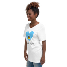 Load image into Gallery viewer, St. Lucia Island Love Unisex Short Sleeve V-Neck T-Shirt
