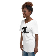 Load image into Gallery viewer, ATL Atlanta Unisex Short Sleeve V-Neck T-Shirt
