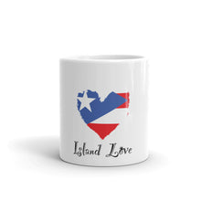 Load image into Gallery viewer, Puerto Rico Island Love White glossy mug
