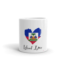 Load image into Gallery viewer, Haiti Island Love White glossy mug
