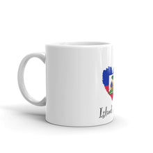 Load image into Gallery viewer, Haiti Island Love White glossy mug
