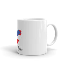 Load image into Gallery viewer, Puerto Rico Island Love White glossy mug
