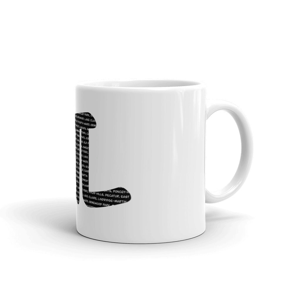 ATL Atlanta White glossy mug