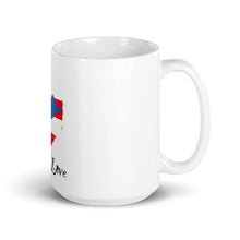 Load image into Gallery viewer, Puerto Rico Island Love White glossy mug
