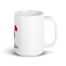 Load image into Gallery viewer, Dominican Republic Island Love White glossy mug
