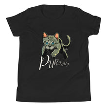 Load image into Gallery viewer, Purfect Kitty Cat Youth Short Sleeve T-Shirt
